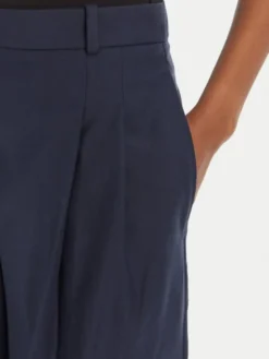 HUGO Spodnie materiałowe Harenau 50542606 Granatowy Relaxed Fit