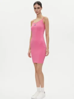 HUGO Sukienka codzienna Narya 50538896 Różowy Slim Fit