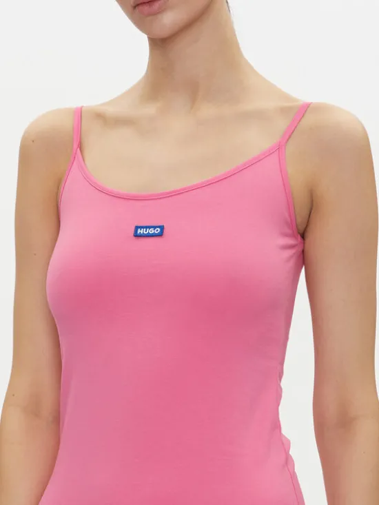 HUGO Sukienka codzienna Narya 50538896 Różowy Slim Fit