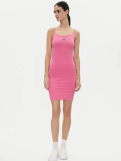 HUGO Sukienka codzienna Narya 50538896 Różowy Slim Fit