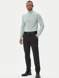 HUGO Sweter San Thomas-M 50474174 Zielony Regular Fit