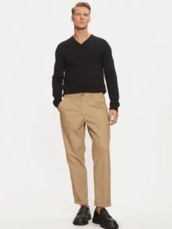 HUGO Sweter San Vredo-M 50474172 Czarny Slim Fit