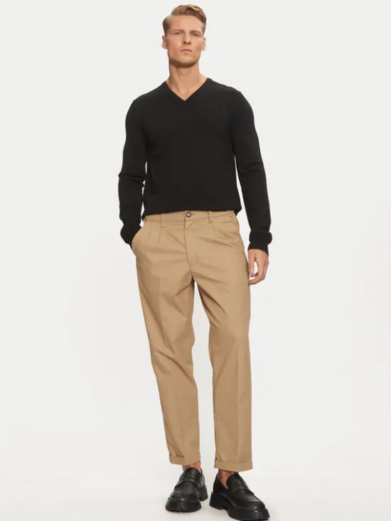 HUGO Sweter San Vredo-M 50474172 Czarny Slim Fit