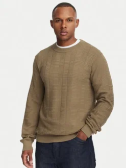 HUGO Sweter Simoh 50566762 Brązowy Regular Fit