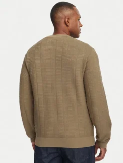 HUGO Sweter Simoh 50566762 Brązowy Regular Fit