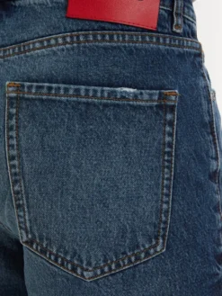 HUGO Szorty jeansowe 50560386 Niebieski Tapered Fit