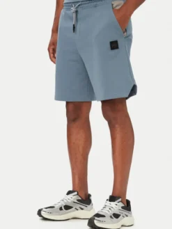 HUGO Szorty materiałowe Despen_RB 50559712 Szary Relaxed Fit
