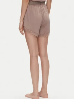 HUGO Szorty piżamowe Red Label Lace_Short 50531629 Beżowy Relaxed Fit
