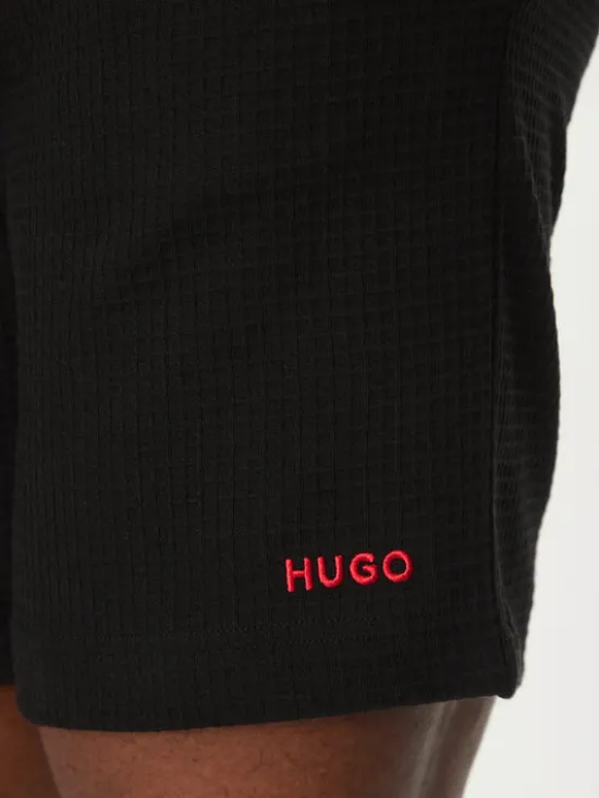 HUGO Szorty sportowe Austin 50532023 Czarny Regular Fit