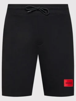 HUGO Szorty sportowe Diz222 50466196 Czarny Regular Fit
