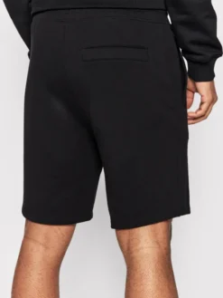 HUGO Szorty sportowe Diz222 50466196 Czarny Regular Fit