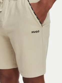 HUGO Szorty sportowe Noah 50566165 Beżowy Regular Fit