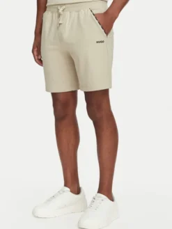 HUGO Szorty sportowe Noah 50566165 Beżowy Regular Fit