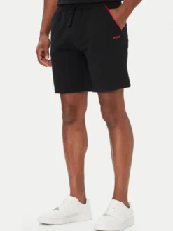 HUGO Szorty sportowe Noah 50566165 Czarny Regular Fit