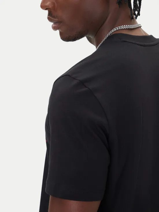 HUGO T-Shirt Didug 50548557 Czarny Regular Fit