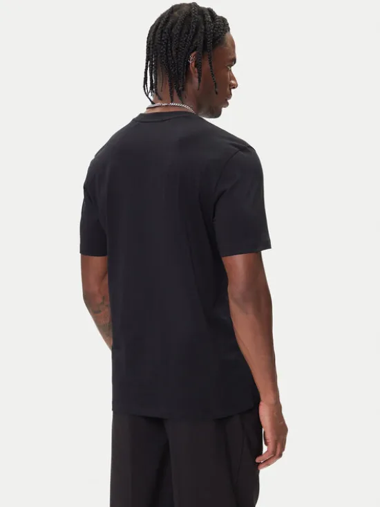 HUGO T-Shirt Didug 50548557 Czarny Regular Fit
