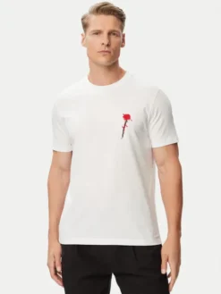 HUGO T-Shirt Diflow 50574447 Biały Regular Fit