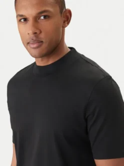 HUGO T-Shirt Dimersom 50542968 Czarny Slim Fit