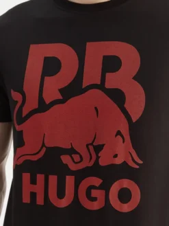 HUGO T-Shirt Dlix_RB 50559696 Czarny Regular Fit
