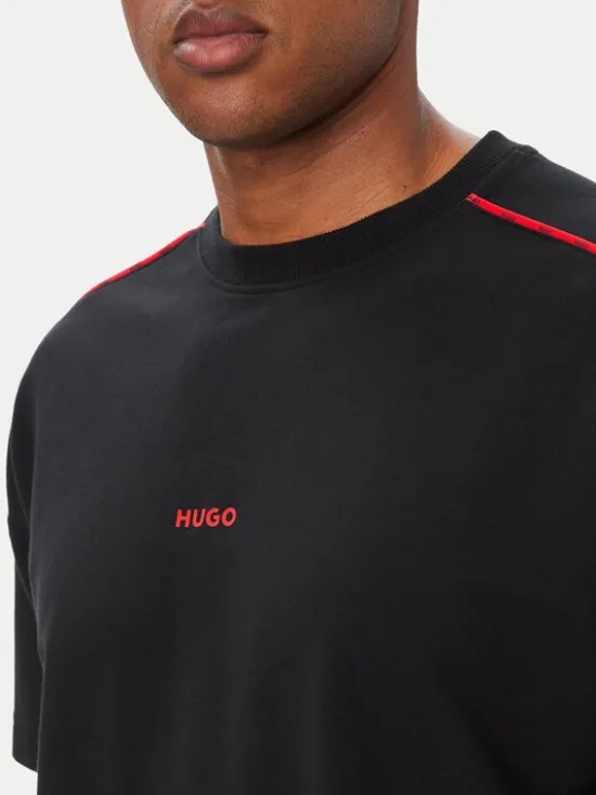 HUGO T-Shirt Noah 50566159 Czarny Regular Fit