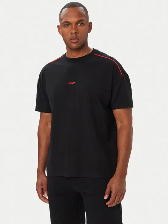 HUGO T-Shirt Noah 50566159 Czarny Regular Fit