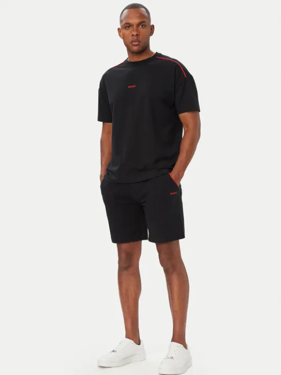 HUGO T-Shirt Noah 50566159 Czarny Regular Fit