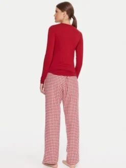 Hunkemöller Piżama 302780 Czerwony Regular Fit