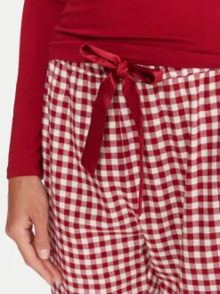 Hunkemöller Piżama 302780 Czerwony Regular Fit