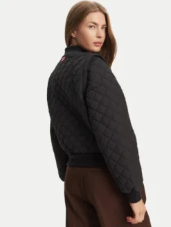 Hunter Kurtka bomber Shira HARW0046251 Czarny Cropped Fit
