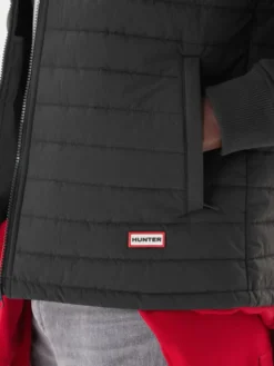 Hunter Kurtka przejściowa Hume Baffle HARM0016251 Czarny Regular Fit