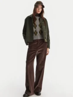 Hunter Kurtka przejściowa Leith HARW0065251 Zielony Oversize