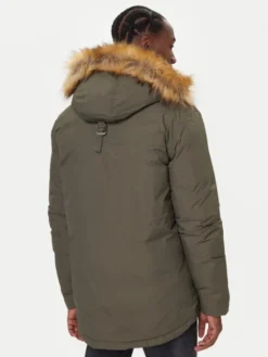 Hunter Parka Angus HARM0018252 Zielony Regular Fit