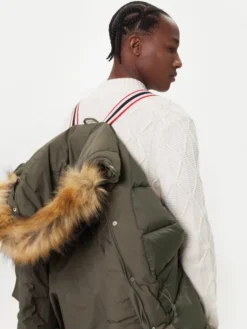 Hunter Parka Angus HARM0018252 Zielony Regular Fit