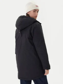 Hunter Parka Glyder HARW0014252 Czarny Regular Fit