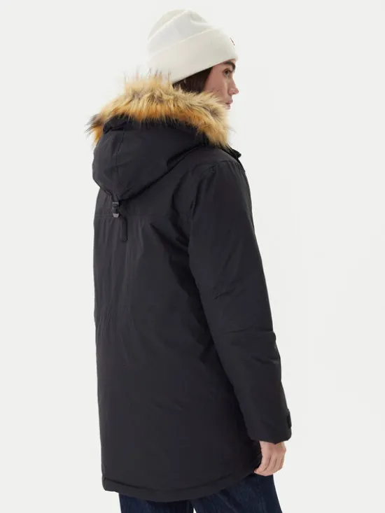 Hunter Parka Glyder HARW0014252 Czarny Regular Fit