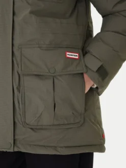 Hunter Parka Glyder HARW0014252 Zielony Regular Fit