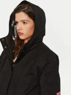 Hunter Parka Hanley HARW0015242 Czarny Regular Fit