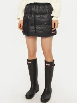 Hunter Spódnica mini HARW0035242 Czarny Regular Fit