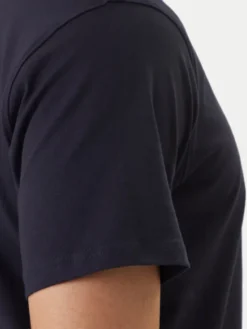 Hunter T-Shirt Essentials HARM0085252 Granatowy Regular Fit