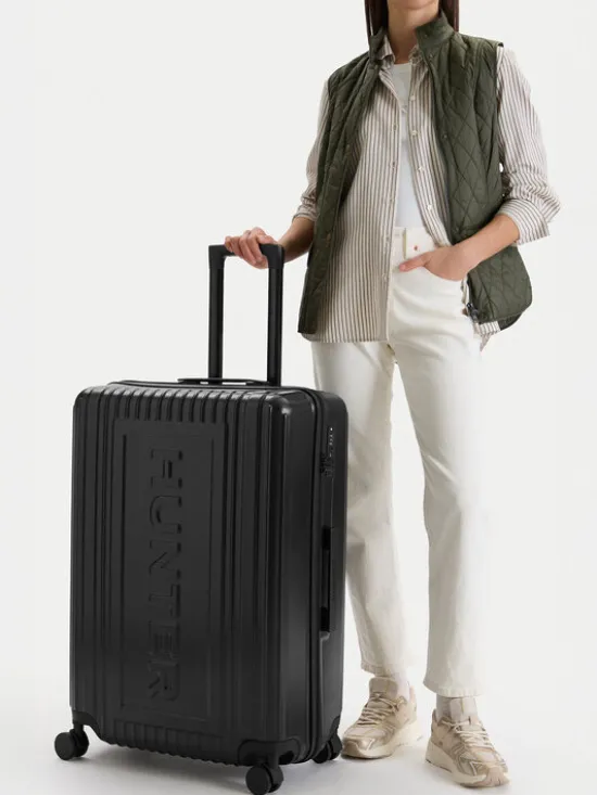 Hunter Walizka duża CEO-HUNTER-L-001-08-BLACK Czarny