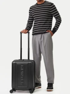 Hunter Walizka kabinowa CEO-HUNTER-S-001-08-BLACK Czarny