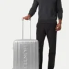 Hunter Walizka średnia CEO-HUNTER-M-002-08-SILVER Srebrny