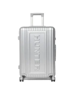 Hunter Walizka średnia CEO-HUNTER-M-002-08-SILVER Srebrny