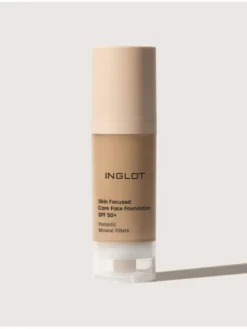 INGLOT SPF 50+ Skin Focused Pielęgnacyjny Podkład Warm Olive 313