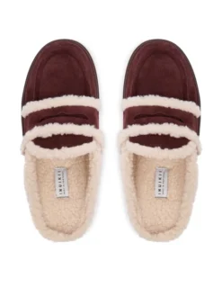 Inuikii Klapki Mule Wool 1004.017.0011 Brązowy ciemny