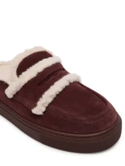 Inuikii Klapki Mule Wool 1004.017.0011 Brązowy ciemny