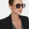 Isabel Marant Okulary przeciwsłoneczne 0037/S Czarny