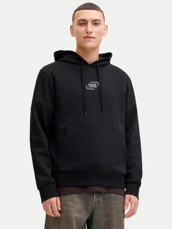 Jack & Jones Bluza Corp 12268422 Czarny Regular Fit