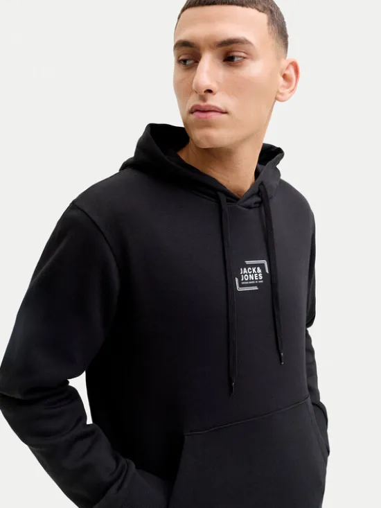 Jack & Jones Bluza Corp 12268422 Czarny Regular Fit
