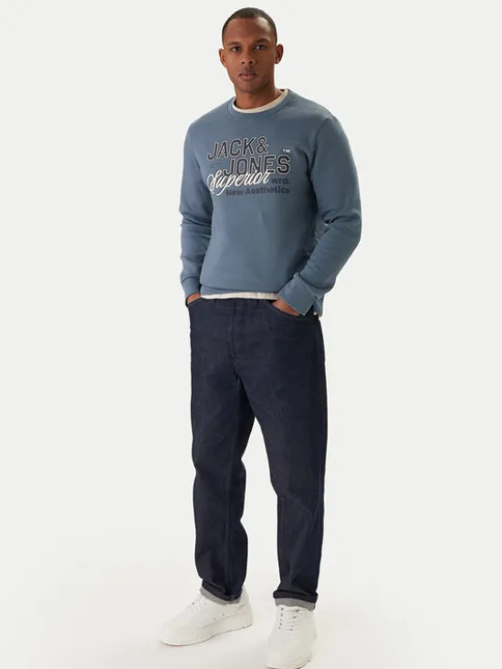 Jack & Jones Bluza Elogo 12288925 Niebieski Regular Fit
